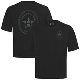 Houston Astros Levelwear Signet Oversized Luxe Signature Knit T-Shirt - Black