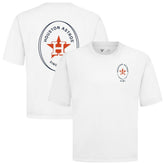 Houston Astros Levelwear Signet Oversized Luxe Signature Knit T-Shirt - White