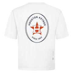 Houston Astros Levelwear Signet Oversized Luxe Signature Knit T-Shirt - White
