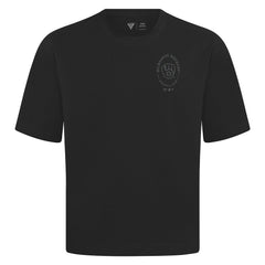 Milwaukee Brewers Levelwear Signet Oversized Luxe Signature Knit T-Shirt - Black