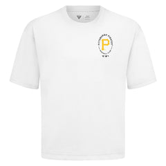 Pittsburgh Pirates Levelwear Signet Oversized Luxe Signature Knit T-Shirt - White