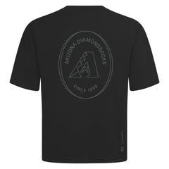 Arizona Diamondbacks Levelwear Signet Oversized Luxe Signature Knit T-Shirt - Black