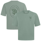 San Diego Padres Levelwear Signet Oversized Luxe Signature Knit T-Shirt - Green