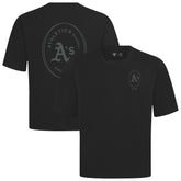 Athletics Levelwear Signet Oversized Luxe Signature Knit T-Shirt - Black
