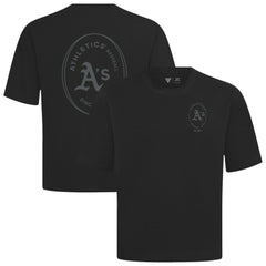Athletics Levelwear Signet Oversized Luxe Signature Knit T-Shirt - Black