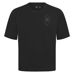 Athletics Levelwear Signet Oversized Luxe Signature Knit T-Shirt - Black