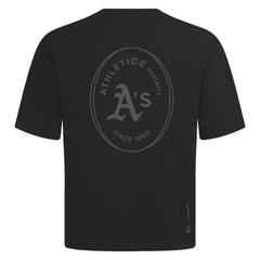 Athletics Levelwear Signet Oversized Luxe Signature Knit T-Shirt - Black