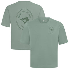 Toronto Blue Jays Levelwear Signet Oversized Luxe Signature Knit T-Shirt - Green