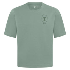 Texas Rangers Levelwear Signet Oversized Luxe Signature Knit T-Shirt - Green