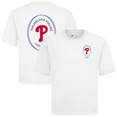 Philadelphia Phillies Levelwear Signet Oversized Luxe Signature Knit T-Shirt - White