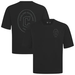 Cleveland Guardians Levelwear Signet Oversized Luxe Signature Knit T-Shirt - Black