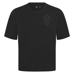 Cleveland Guardians Levelwear Signet Oversized Luxe Signature Knit T-Shirt - Black