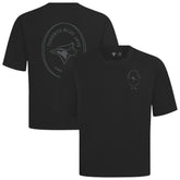 Toronto Blue Jays Levelwear Signet Oversized Luxe Signature Knit T-Shirt - Black