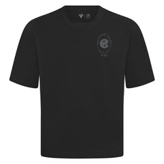 Chicago Cubs Levelwear Signet Oversized Luxe Signature Knit T-Shirt - Black