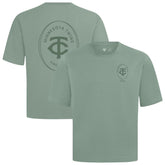 Minnesota Twins Levelwear Register Oversized Luxe Signature Knit T-Shirt - Green