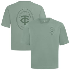 Minnesota Twins Levelwear Register Oversized Luxe Signature Knit T-Shirt - Green