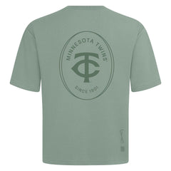 Minnesota Twins Levelwear Register Oversized Luxe Signature Knit T-Shirt - Green