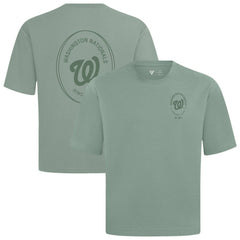 Washington Nationals Levelwear Register Oversized Luxe Signature Knit T-Shirt - Green