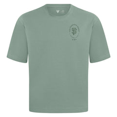 San Francisco Giants Levelwear Register Oversized Luxe Signature Knit T-Shirt - Green