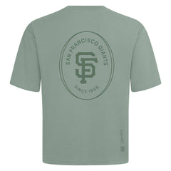 San Francisco Giants Levelwear Register Oversized Luxe Signature Knit T-Shirt - Green