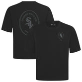 Chicago White Sox Levelwear Register Oversized Luxe Signature Knit T-Shirt - Black