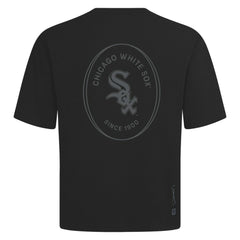 Chicago White Sox Levelwear Register Oversized Luxe Signature Knit T-Shirt - Black