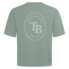 Tampa Bay Rays Levelwear Register Oversized Luxe Signature Knit T-Shirt - Green