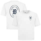 Detroit Tigers Levelwear Register Oversized Luxe Signature Knit T-Shirt - White
