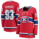 Ivan Demidov Montreal Canadiens Fanatics Women's Home Breakaway Player Jersey Red