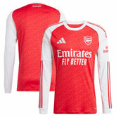 Arsenal 2025/26 Home Replica Long Sleeve Jersey - Red | Adidas sale