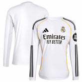Real Madrid 2025/26 Home Replica Long Sleeve Jersey - White | Adidas shop