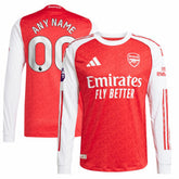 Arsenal 2025/26 Home Long Sleeve Custom Jersey - Red | Adidas outlet