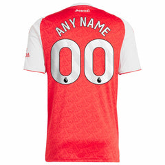 Arsenal 2025/26 Home Replica Custom Jersey - Red | Adidas for sale