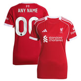 Liverpool Women's 2025/26 Home Custom Replica Jersey - Red | Adidas discount