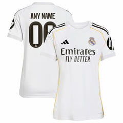Real Madrid Women's 2025/26 Home Replica Custom Jersey - White | Adidas sale