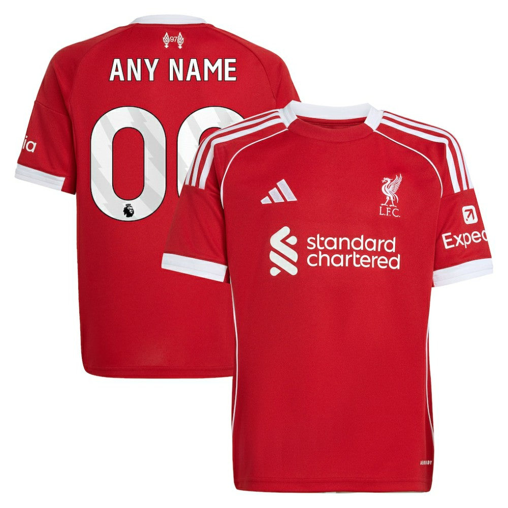 Liverpool Youth 2025/26 Home Custom Replica Jersey - Red | Adidas shop