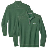 Green Bay Packers Big & Tall Montego Bay Half-Zip Pullover - Green on sale
