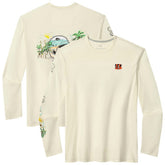 Cincinnati Bengals Oasis Endzone Lux Long Sleeve T-Shirt - Cream cheap