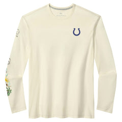 Indianapolis Colts Oasis Endzone Lux Long Sleeve T-Shirt - Cream sale