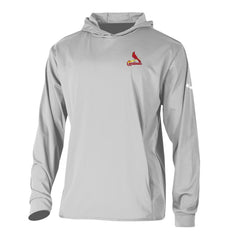 St. Louis Cardinals Long Drive Pullover Hoodie - Gray | Columbia