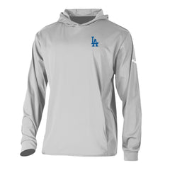 Los Angeles Dodgers Long Drive Pullover Hoodie - Gray | Columbia