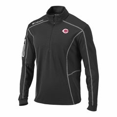 Cincinnati Reds Omni-Wick Shotgun Quarter-Zip Pullover - Gray | Columbia