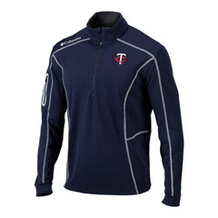 Minnesota Twins Omni-Wick Shotgun Quarter-Zip Pullover - Navy | Columbia