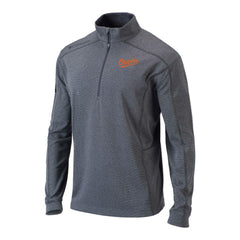 Baltimore Orioles Omni-Wick Shotgun Quarter-Zip Pullover - Black | Columbia