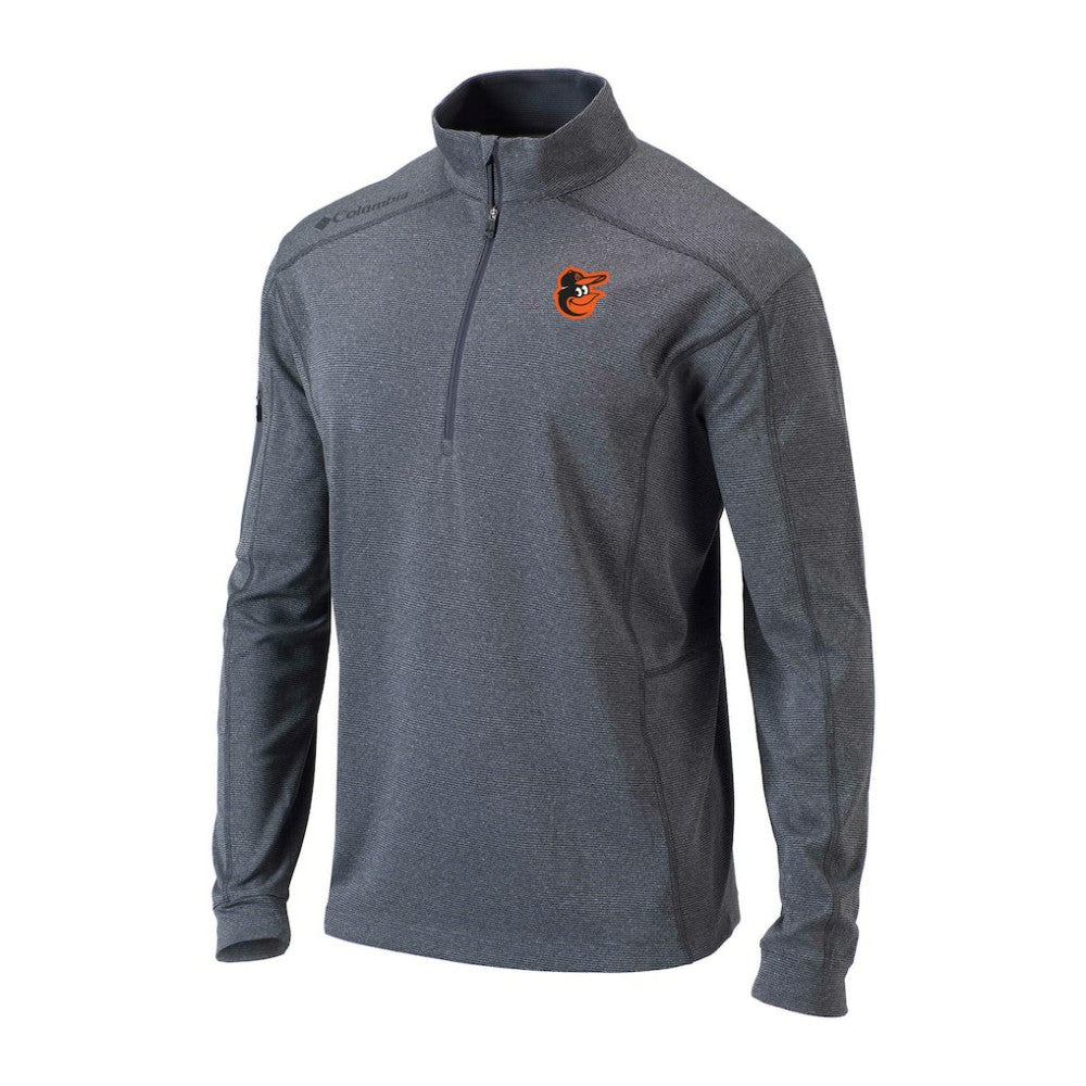 Baltimore Orioles Omni-Wick Shotgun Quarter-Zip Pullover - Gray | Columbia