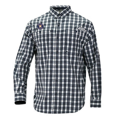 Houston Astros Super Tamiami Omni-Shade Long Sleeve Button-Down Shirt - Navy | Columbia