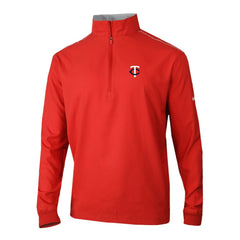 Minnesota Twins Omni-Wick Bogey's Paradise Quarter-Zip Pullover - Red | Columbia