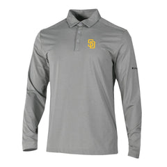 San Diego Padres Omni-Wick Pin High Long Sleeve Polo - Gray | Columbia