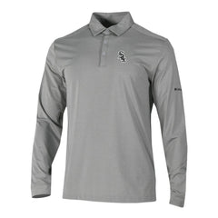 Chicago White Sox Omni-Wick Pin High Long Sleeve Polo - Gray | Columbia