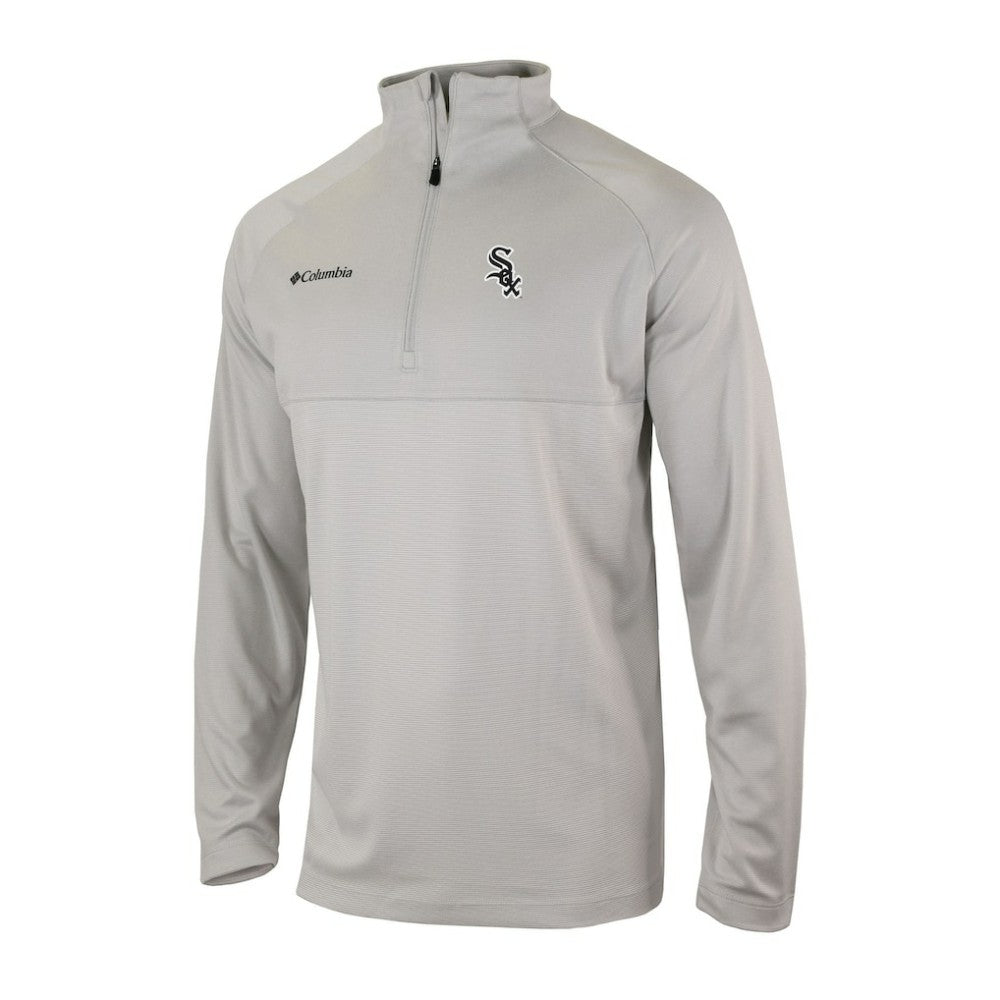 Chicago White Sox Omni-Wick Raglan Rockin' It Quarter-Zip Pullover - Gray | Columbia
